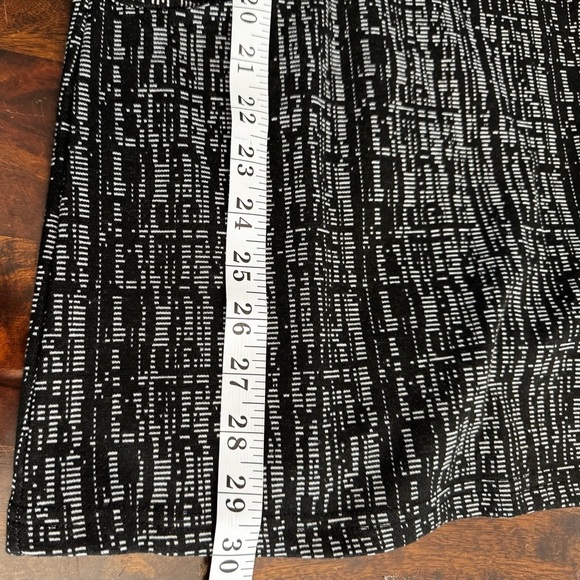 NWT Jill Alexander Creation Retro Style Cowl Neck Black Patterned Tunic Sz S - Picture 8 of 9